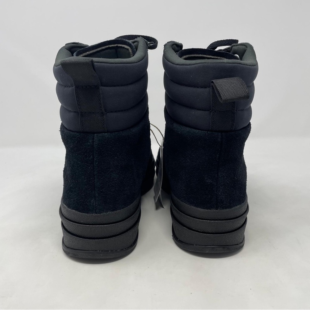 Adidas Gazelle High Boots Triple Black Women’s Athletic Sneakers ID6983 - NWT - Picture 7 of 14
